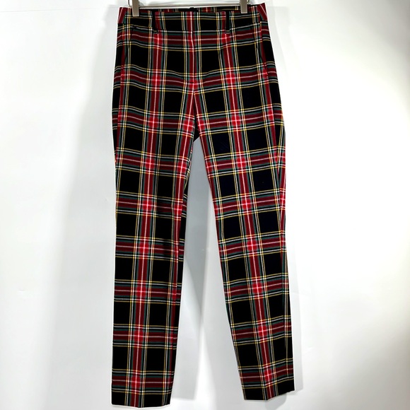 J. CREW STEWART PLAID RUBY PANT / 6 - Picture 3 of 12
